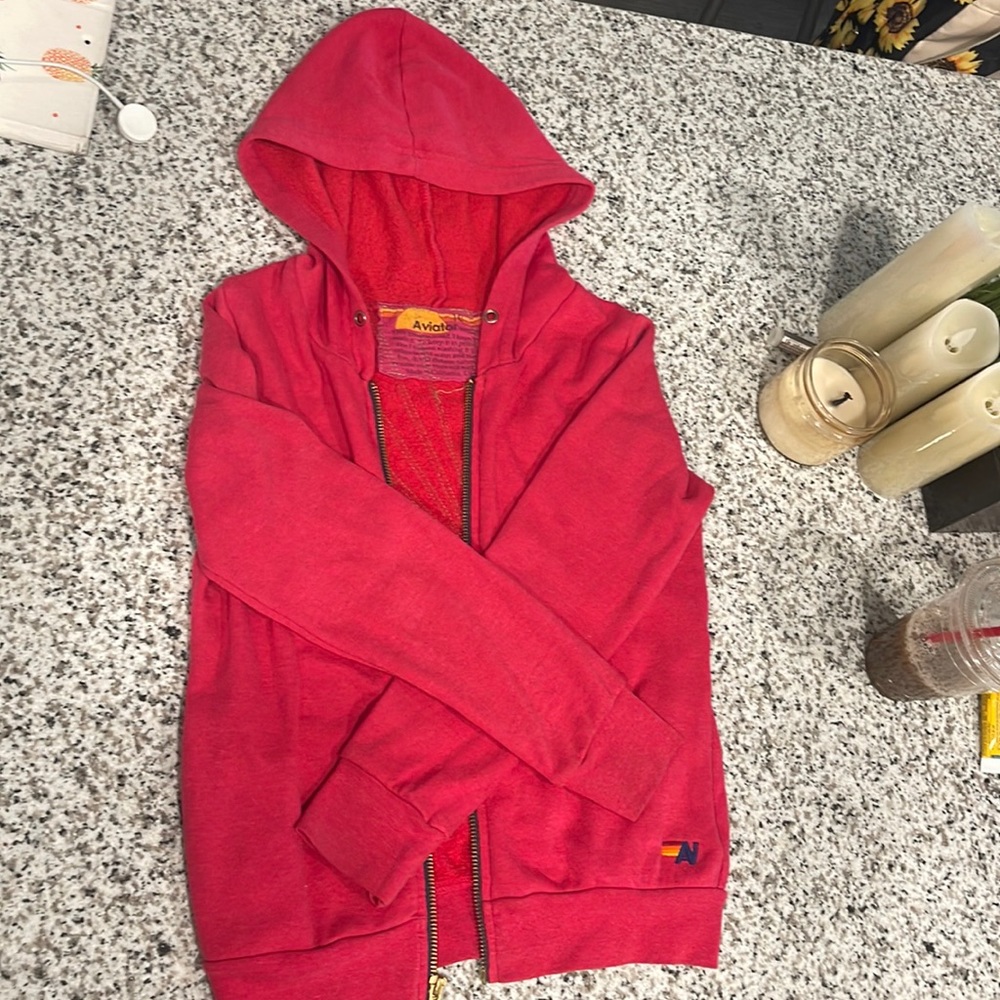 Aviator Nation Zip Up Kids Hoodie